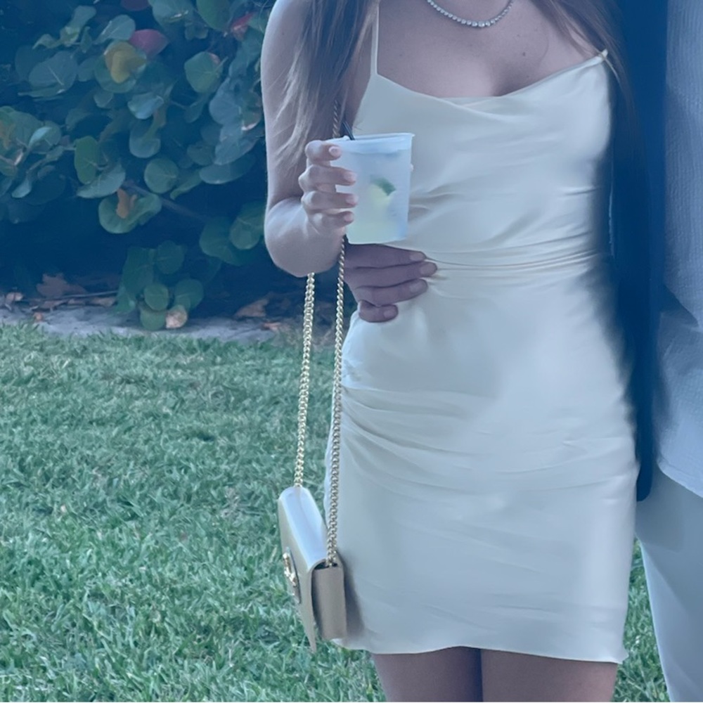 LA LUNE LACE BACK MINI DRESS